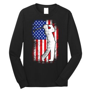 American Golf Flag Long Sleeve Shirt