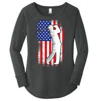 American Golf Flag Women's Perfect Tri Tunic Long Sleeve Shirt