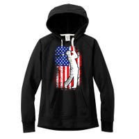 American Golf Flag Women's Fleece Hoodie