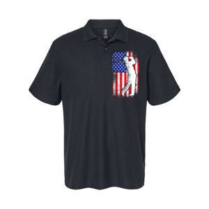 American Golf Flag Softstyle Adult Sport Polo