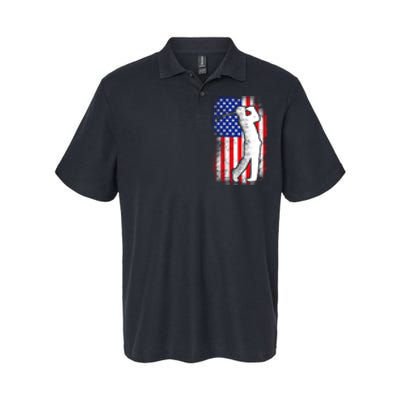 American Golf Flag Softstyle Adult Sport Polo