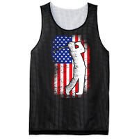 American Golf Flag Mesh Reversible Basketball Jersey Tank