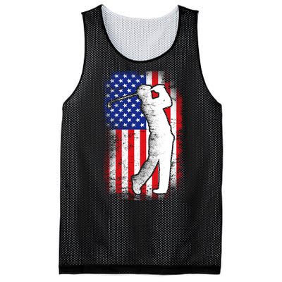 American Golf Flag Mesh Reversible Basketball Jersey Tank