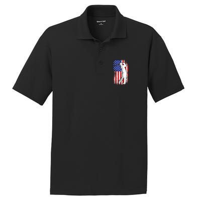 American Golf Flag PosiCharge RacerMesh Polo