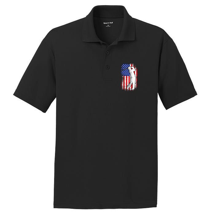 American Golf Flag PosiCharge RacerMesh Polo