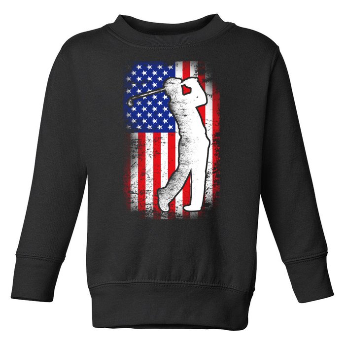 American Golf Flag Toddler Sweatshirt