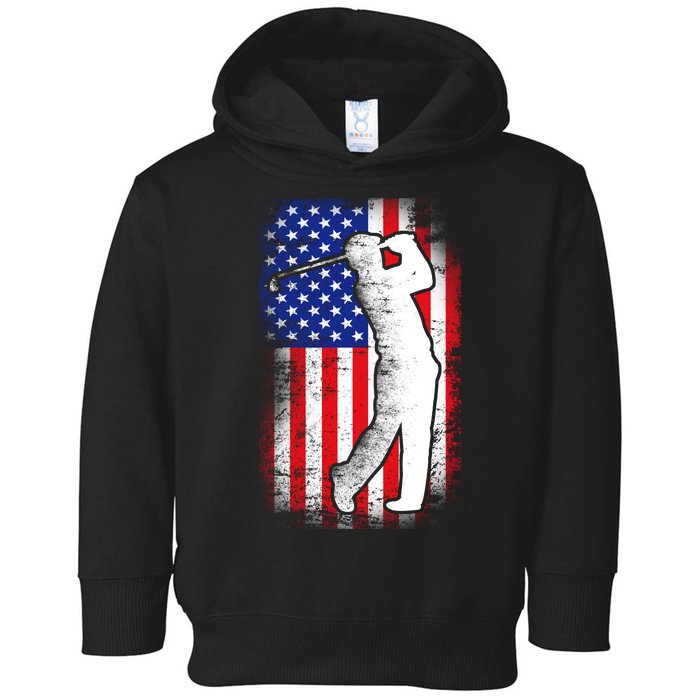 American Golf Flag Toddler Hoodie