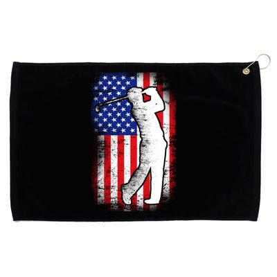 American Golf Flag Grommeted Golf Towel