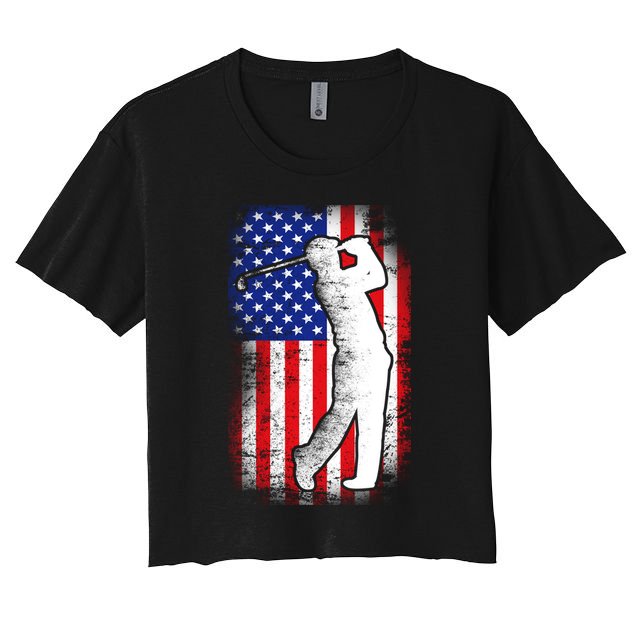 American Golf Flag Crop Top