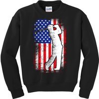 American Golf Flag Kids Sweatshirt