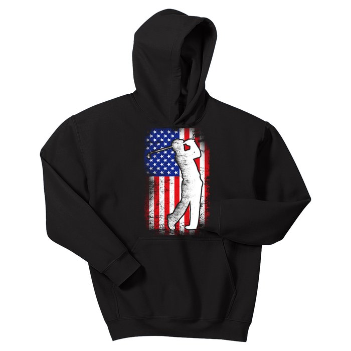 American Golf Flag Kids Hoodie