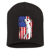 American Golf Flag Short Acrylic Beanie