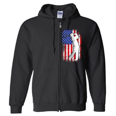 American Golf Flag Full Zip Hoodie