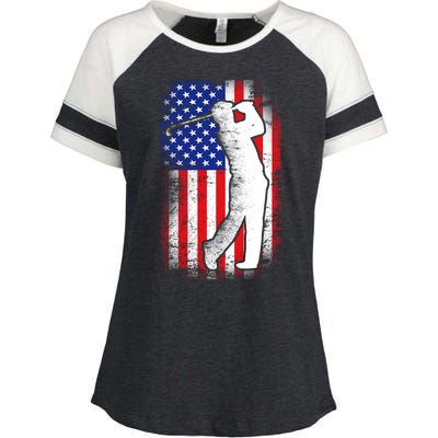 American Golf Flag Enza Ladies Jersey Colorblock Tee