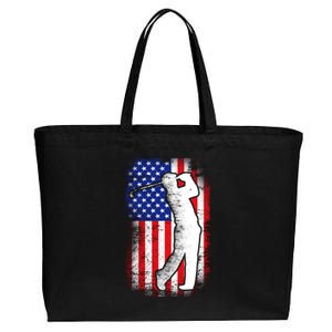 American Golf Flag Cotton Canvas Jumbo Tote