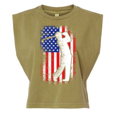 American Golf Flag Garment-Dyed Women's Muscle Tee