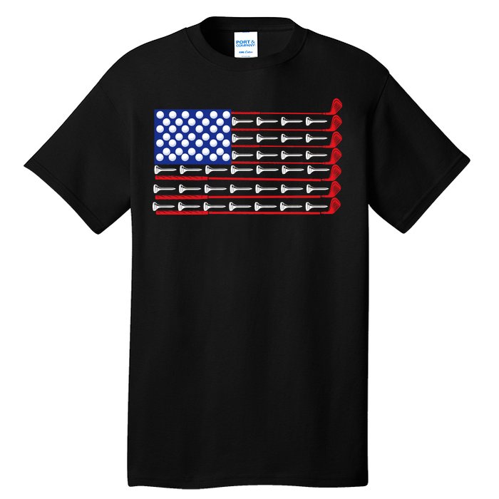 American Golf USA Flag Tall T-Shirt