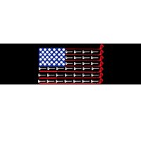 American Golf USA Flag Bumper Sticker