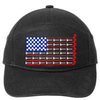 American Golf USA Flag 7-Panel Snapback Hat
