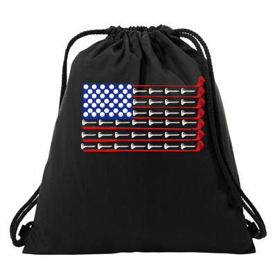 American Golf USA Flag Drawstring Bag