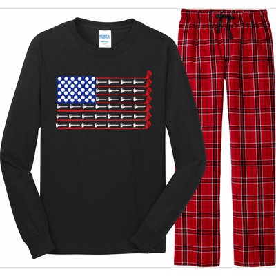 American Golf USA Flag Long Sleeve Pajama Set