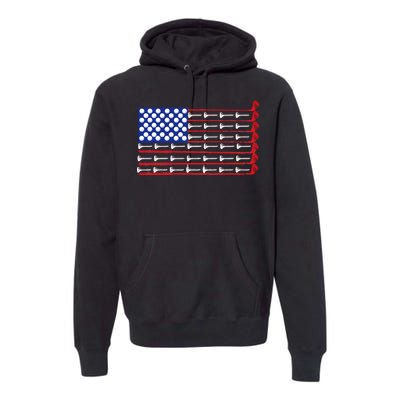 American Golf USA Flag Premium Hoodie