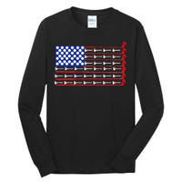 American Golf USA Flag Tall Long Sleeve T-Shirt