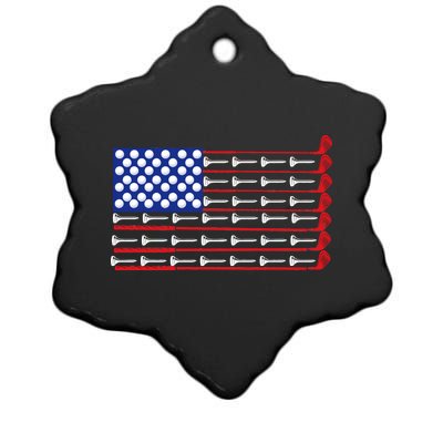 American Golf USA Flag Ceramic Star Ornament