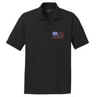 American Golf USA Flag PosiCharge RacerMesh Polo