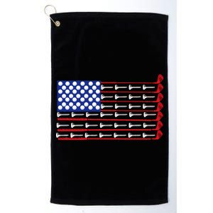 American Golf USA Flag Platinum Collection Golf Towel