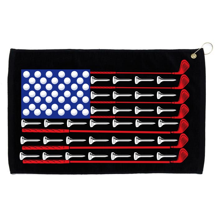 American Golf USA Flag Grommeted Golf Towel