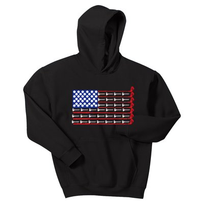 American Golf USA Flag Kids Hoodie