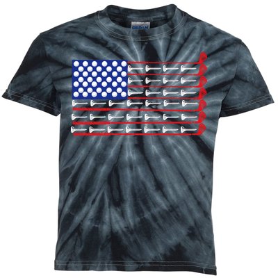 American Golf USA Flag Kids Tie-Dye T-Shirt