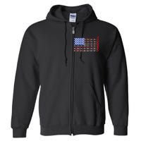 American Golf USA Flag Full Zip Hoodie