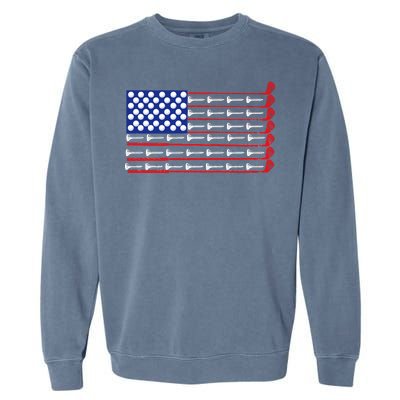 American Golf USA Flag Garment-Dyed Sweatshirt