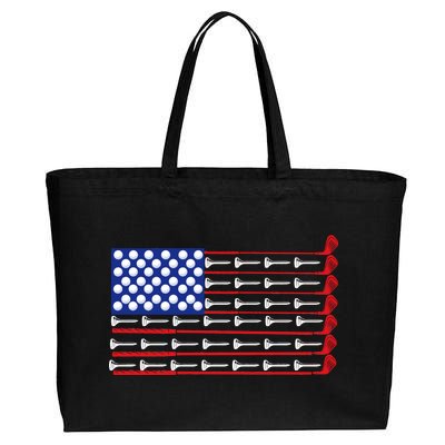 American Golf USA Flag Cotton Canvas Jumbo Tote