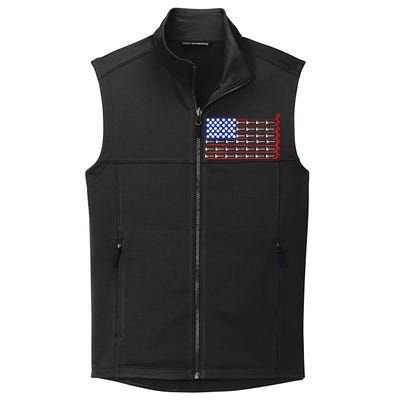 American Golf USA Flag Collective Smooth Fleece Vest