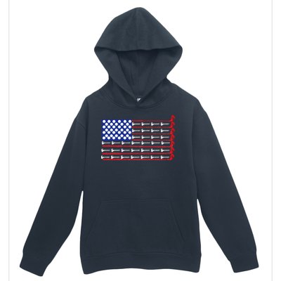 American Golf USA Flag Urban Pullover Hoodie