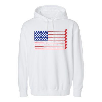 American Golf USA Flag Garment-Dyed Fleece Hoodie