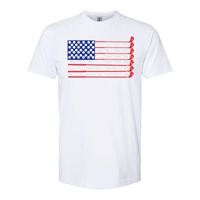 American Golf USA Flag Softstyle CVC T-Shirt