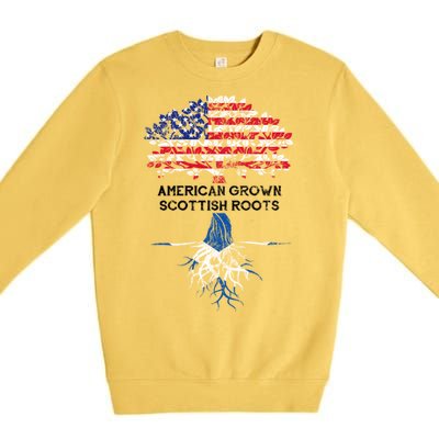 American Grown Scottish Roots Premium Crewneck Sweatshirt