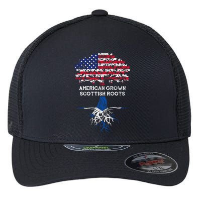 American Grown Scottish Roots Flexfit Unipanel Trucker Cap