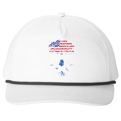 American Grown Scottish Roots Snapback Five-Panel Rope Hat