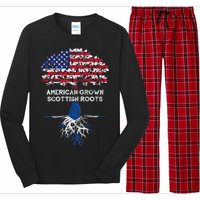 American Grown Scottish Roots Long Sleeve Pajama Set