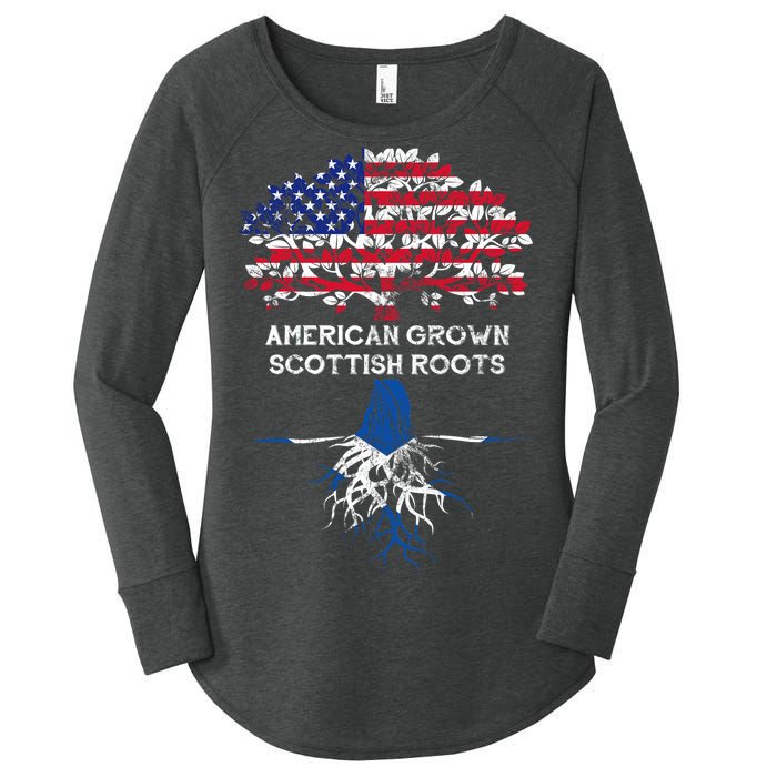 American Grown Scottish Roots Women's Perfect Tri Tunic Long Sleeve Shirt