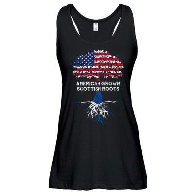 American Grown Scottish Roots Ladies Essential Flowy Tank
