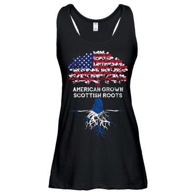 American Grown Scottish Roots Ladies Essential Flowy Tank