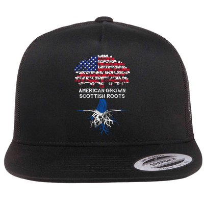 American Grown Scottish Roots Flat Bill Trucker Hat