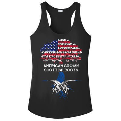 American Grown Scottish Roots Ladies PosiCharge Competitor Racerback Tank