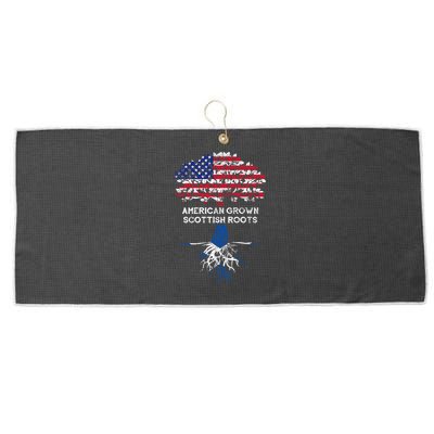 American Grown Scottish Roots Large Microfiber Waffle Golf Towel